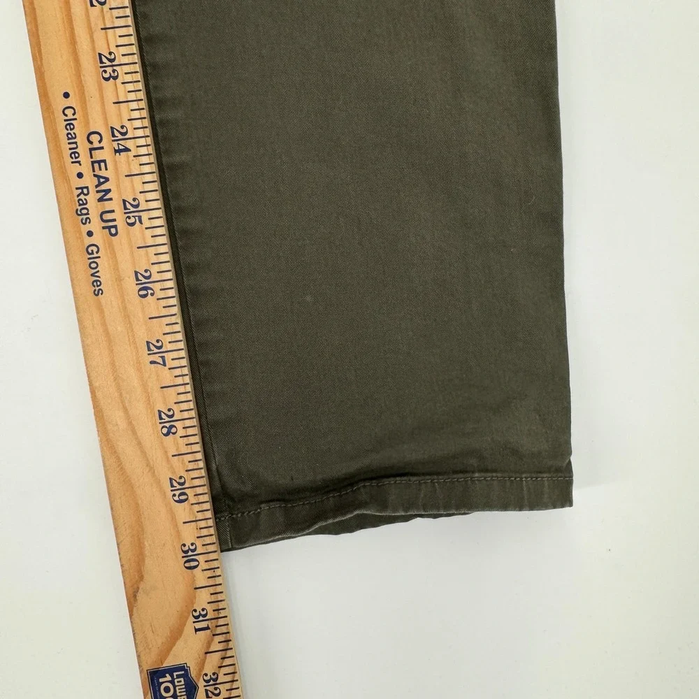 Vuori Meta Pants Mens 30x30 Green Chino Casual Performance Golf Polyester Office